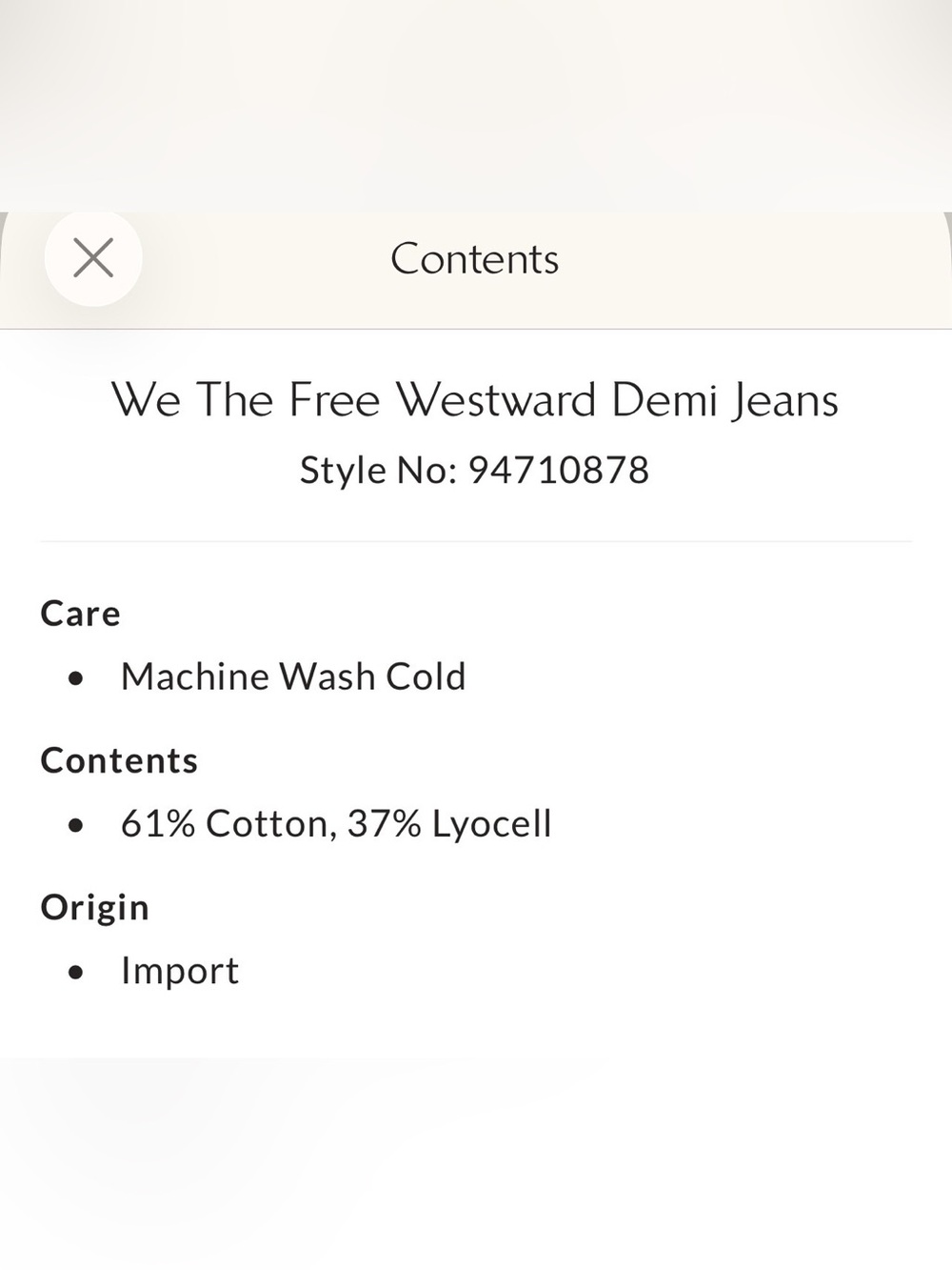 FREE PEOPLE We The Free Westward Demi Jeans Size 30R - Picture 11 of 14